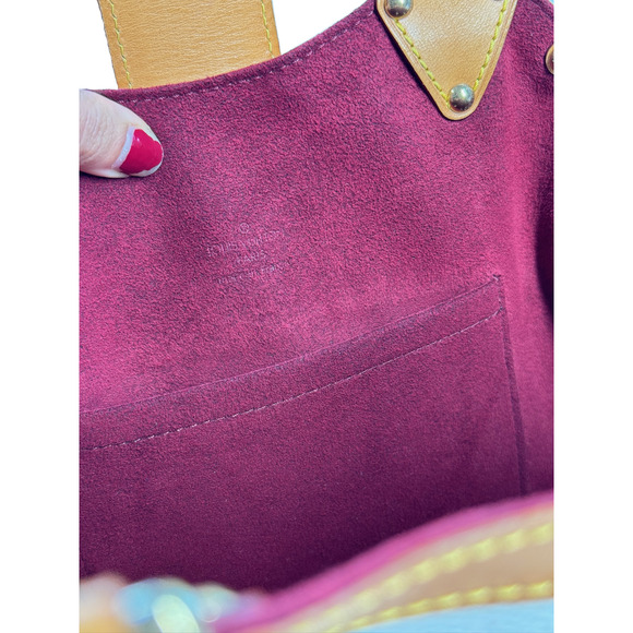 Louis Vuitton 2004 Takashi Murakami Blanc Multicolor Monogram Theda PM Handbag - Picture 9 of 10